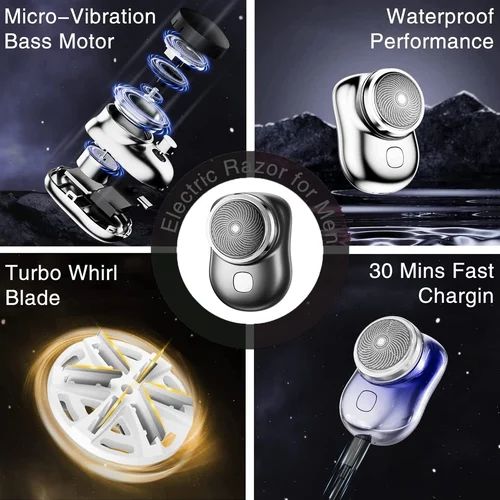 Rechargeable Electric Shaver for Men